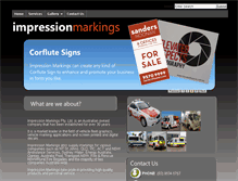 Tablet Screenshot of impressionmarkings.com.au